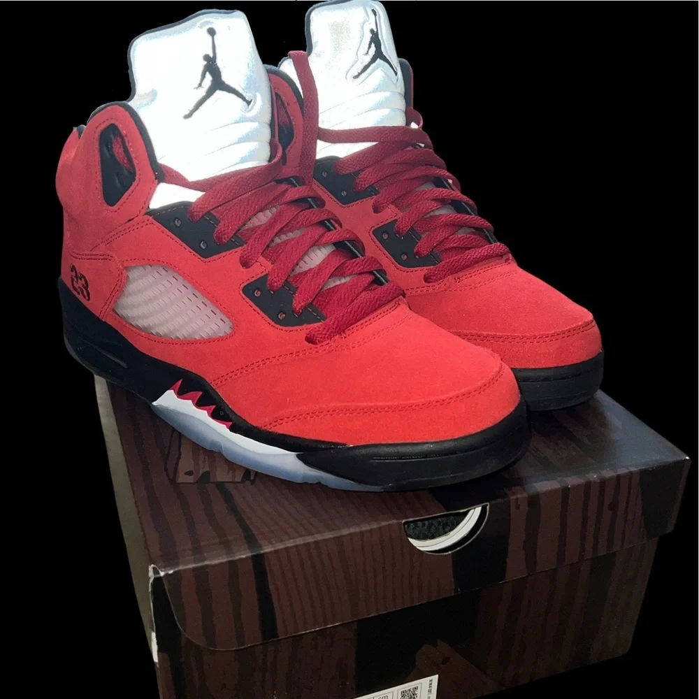 Nike Air Jordan 5 Retro Raging Bull - Picture 1 of 6
